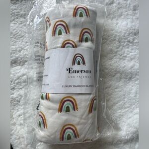 NEW EMERSON AND FRIENDS rainbow bamboo blanket